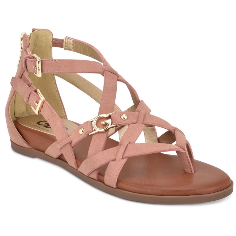 NWOT GBG Los Angeles Pink Strappy Sandals